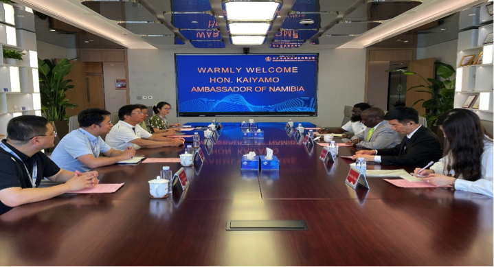 纳米比亚驻华大使到访太阳成集团tyc539官网集团总部