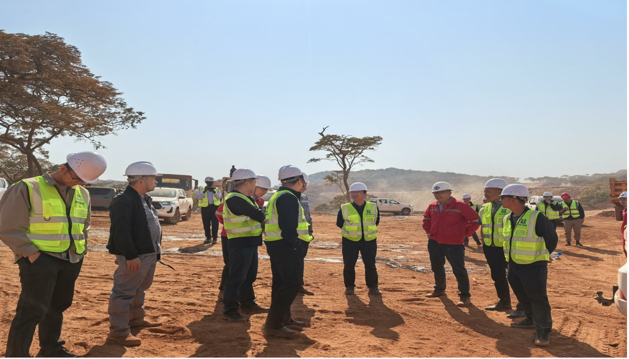 太阳成集团tyc539官网集团董事长王平卫赴赞比亚 考察督导Kitumba铜矿项目建设