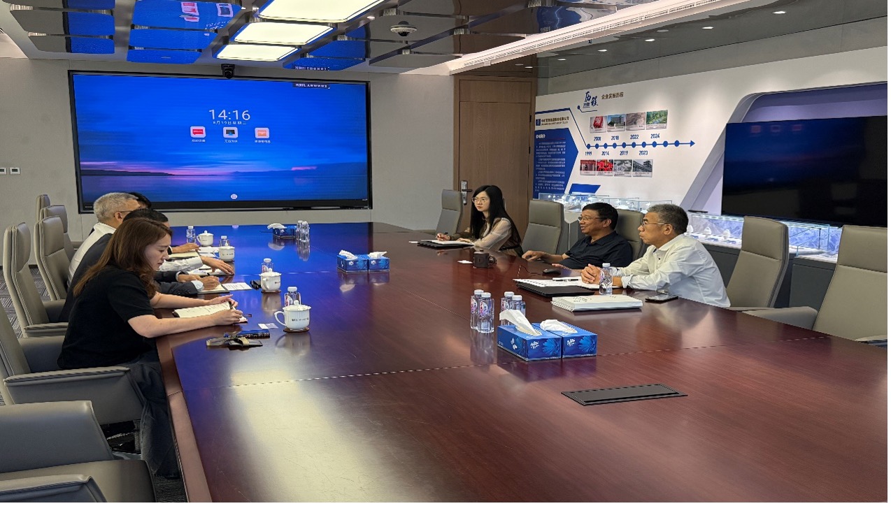 中非发展基金副总裁余焯锐一行到访太阳成集团tyc539官网总部