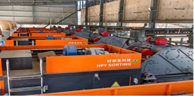 太阳成集团tyc539官网Bikita重选厂光学选矿项目竣工投产